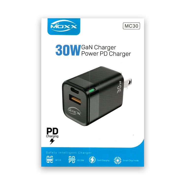 MOXX 30W Power USB & PD GaN Adapter [MC-30]