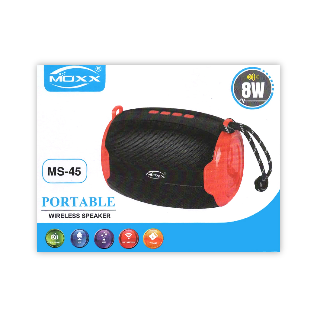 MOXX PORTABLE WIRELESS SPEAKER | 8W SOUND